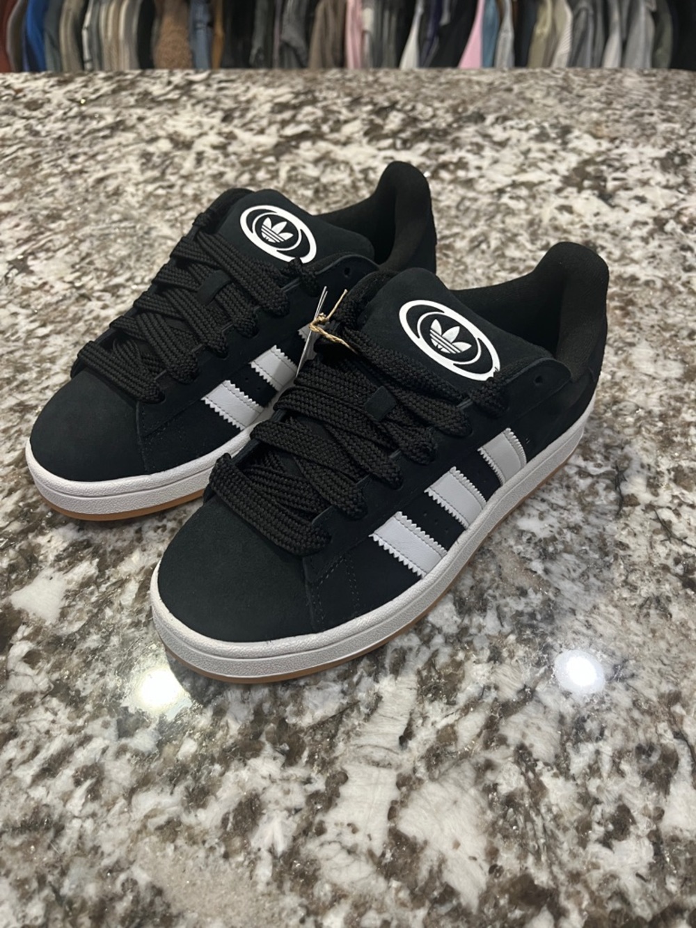 adidas Campus 00s Black & White 6 Youth / 7 Women’s - Picture 4 of 9